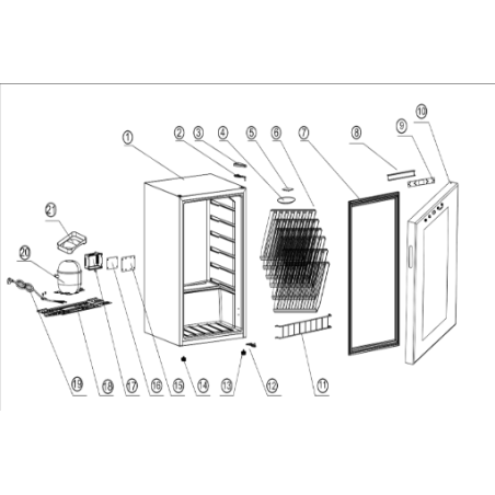 Armoire à vin DSJ-130