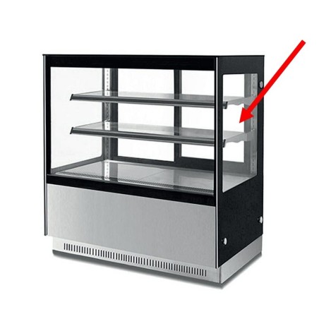 Side glass showcase GN