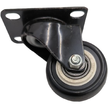 Swivel caster without total brake ø 50mm mounting plate 51x70mm
