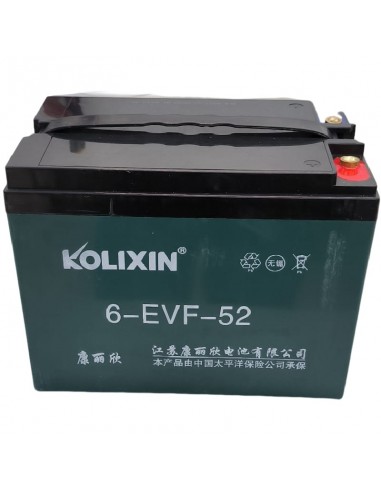 Batería de plomo ácido 6-EVF-52 12VDC 52Ah Apiladora ES-15K