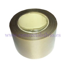 Rolo de fita de teflon antiaderente com adesivo 40x10000mm 10 metros 0,13mm