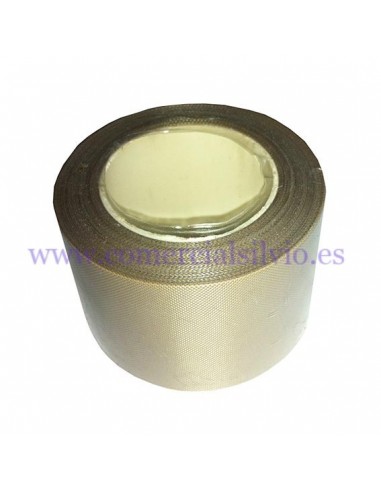 Rollo de cinta de teflón antiadherente con adhesivo 40x10000mm 10 metros  0,13mm
