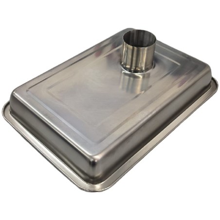 Plateau Inox Hachoir de 12 TC-12-TC12 250x350mm Ø55mm