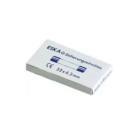 fusible fino ø6,3x32mm 6,3A retardado tensión nominal 250V UE 10 pzs Fagor, Krefft, Rational 358791