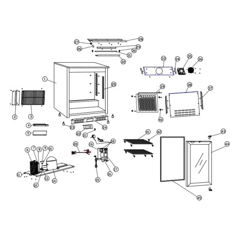 Hinge Support Kit Cabinet RB-150H
