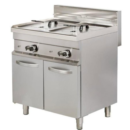 Double gas fryer GF722 monoblock