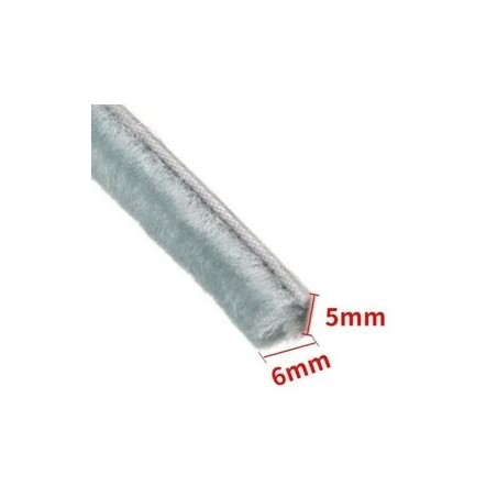 Brush strip for doors and windows 5x6mm price per meter