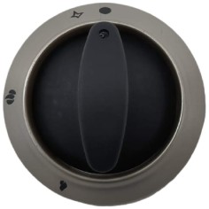 Bouton de commande Ø58mm Axe 8x6,5mm Rosette Ø84mm Friteuses GF712 GF722 A01GP73