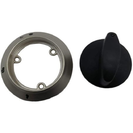 Control knob Ø58mm Shaft 8x6.5mm Rose Ø84mm Fryers GF712 GF722 A01GP73