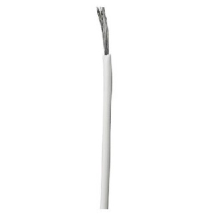 Cabo de silicone branco alta temperatura 1x2,5mm² 180ºC H05S-K Nr40017265 300-500V