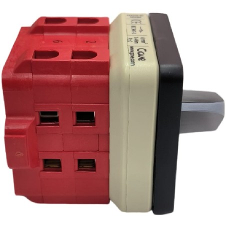 Chave rotativa 3 0-1-2 Gave A765020-0 600V 30A