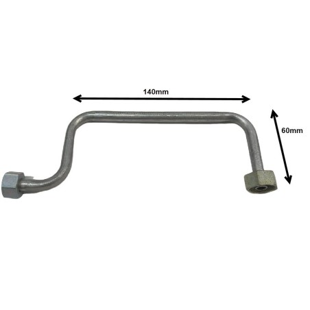 Tuyau en aluminium NC-NCF Ø8mm 1/4 - 3/8 Plaque Mainho Z02020200002