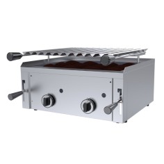 DRNDIZ-6060 volcanic stone gas barbecue tabletop 600mm