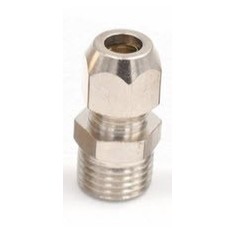 Union filetée avec anneau de coupe tube Ø6mm M10x1-3/8"