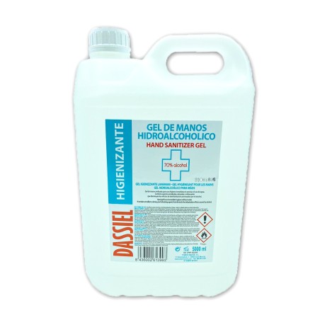 Gel para mãos hidroalcoólico 5000ml