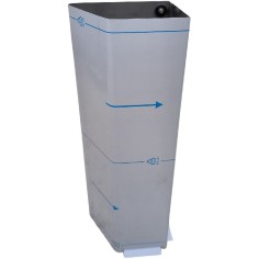 Manga droite complète en acier inoxydable 425mm presse-agrumes Zummo Z14 Nature 1409021A