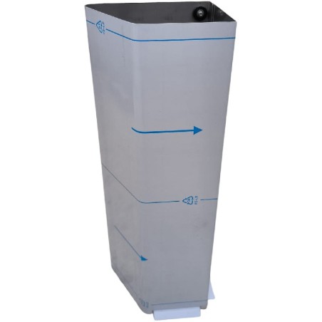 Manga droite complète en acier inoxydable 425mm presse-agrumes Zummo Z14 Nature 1409021A