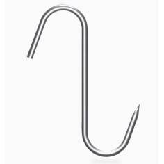 Hook rod model "S" 160x50x5 mm package of 10 pieces