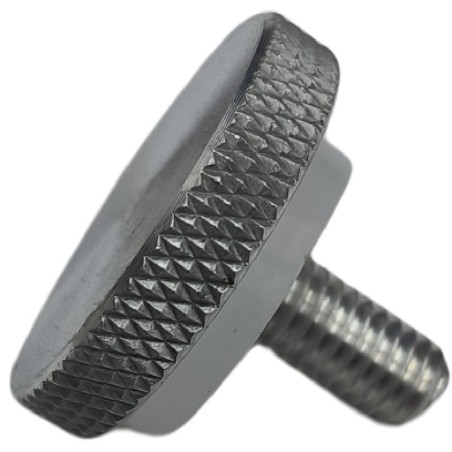 Aluminum screw glass oven EC01-F Ø25mm H20mm M6