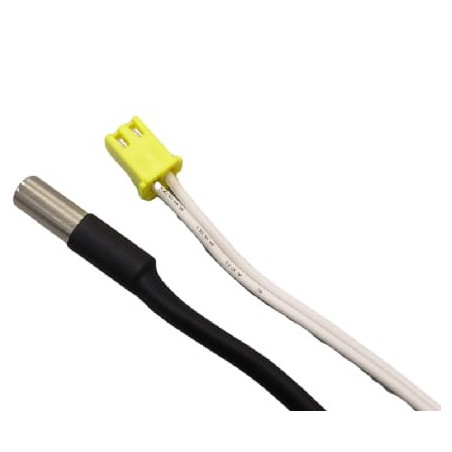 Sensor de temperatura NTC 2500mm RTB-480B Conector amarelo cabo branco