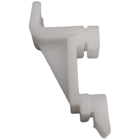 White plastic shelf support clip for cabinets SC-380