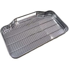 Égouttoir de friteuse GF-17H GF-23H en acier inoxydable 230x520mm hauteur 50mm