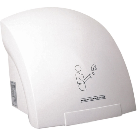 Secador de mãos automático ABS branco