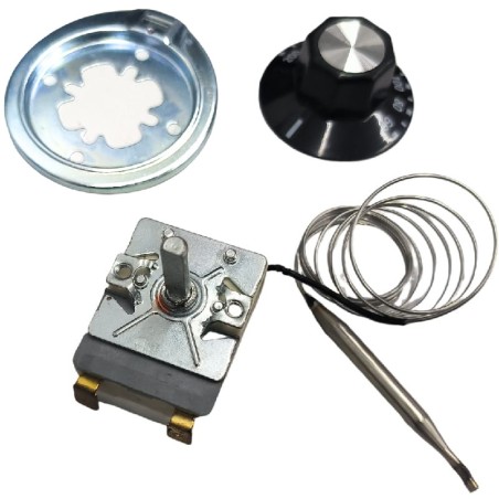 termostato T máx 205°C margem de trabalho 50-205°C Fritadeira