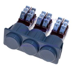 Combined switch with interlock 28.5x77.5mm