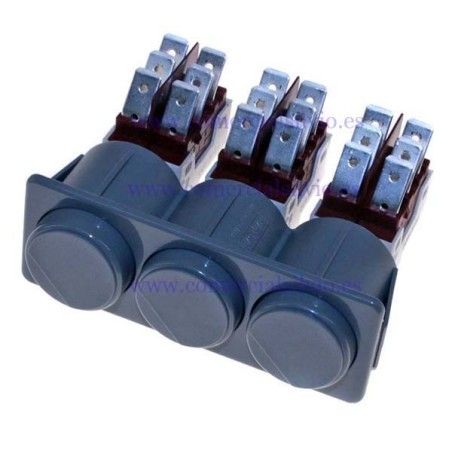 Comutadores combinado enclavamento 28,5x77,5mm