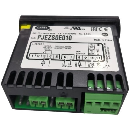 Termostato Digital Carel PJEZS0E010 230V 30A Sondas NTC