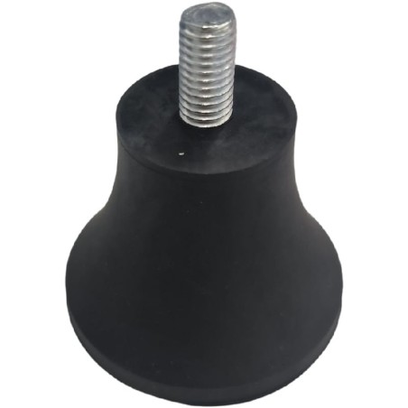 Pie de aparato rosca M8 Ø50mm H 40mm Longitud de rosca 15mm HLC-300