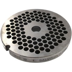 Chopper Plate 32 Drill 6mm without pivot 1 notch Stainless Steel Enterprise Salvinox Italy