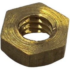 Tuerca latón 1/4 Whitworth 6mm Llave 10mm 10 pzs