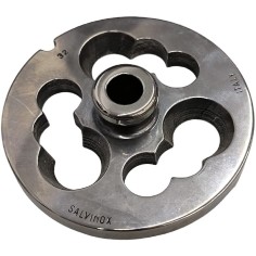 Placa Picadora de carne 32 Taladro 3 ojos con pivote 1 muesca Inoxidable Enterprise Salvinox Italy