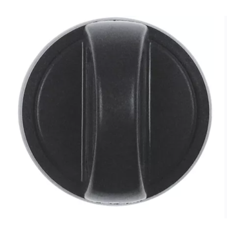 Pomo de registro de gás com chama piloto ø 75mm eixo ø 8x6,5mm OZTI