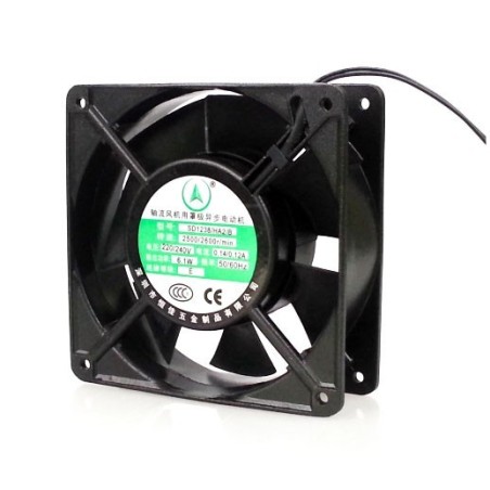 Ventilador axial L 120mm An 120mm H 38mm 230VAC 50-60Hz  SD1238B  RB-150H
