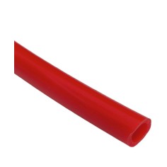Food grade flexible tube for beverages red Ø8mm Ø12mm 1 meter