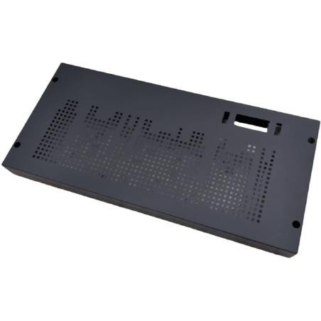 Grade frontal metálica preta BLG400-1M-Subzero 620x288mm