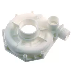 OLYMPIA pump cover inlet Ø 50mm outlet Ø 30mm Dihr, Krom