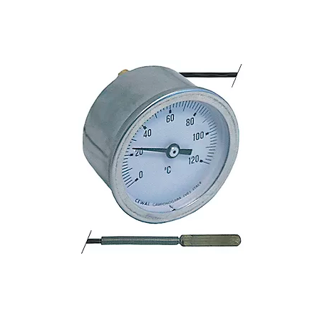 thermometer mounting ø 52mm max temperature 120°C measurement range from