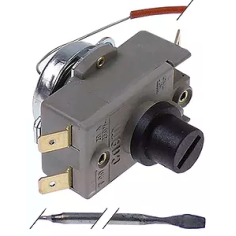 thermostat de sécurité temp. déconnexion 335°C 2 pôles 20A sonde ø 3mm sonde L 200mm Cookmax, Sogeco, Tecnoeka, Unox