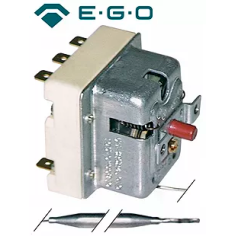 termostato de segurança 150°C 3 polos 20A bulbo ø 6mm comprimento do bulbo 79mm Baron, EGO, Emmepi, Giorik, Rosinox, Silko