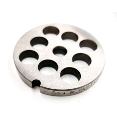 Placa Picadora de carne 12 Taladro 14mm sin pivote 1 muesca Inoxidable Enterprise