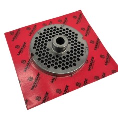 Plaque Hachoir 22 Foret 4,5mm avec pivot 2 Entailles Inoxydable Enterprise 696127 Salvinox Salvador