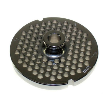 Placa Picadora 32 Furo 6mm com pivô 2 Entalhes Inoxidável Enterprise