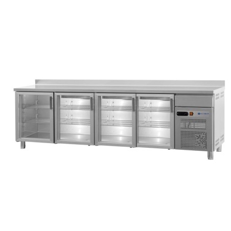 Comptoir réfrigéré avec portes en verre FBR-250-V