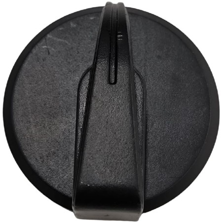 zero brand knob switch ø 40mm shaft ø 6x4.6mm flat part up black HLP-20 breakdown 14