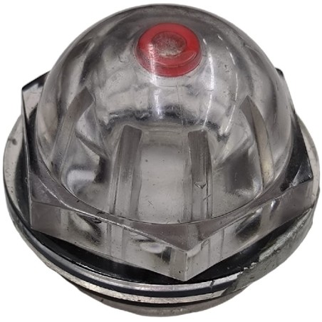 Visor plástico Nível Bomba de Vácuo XD-020. 1 polegada. Passo da rosca 2,5