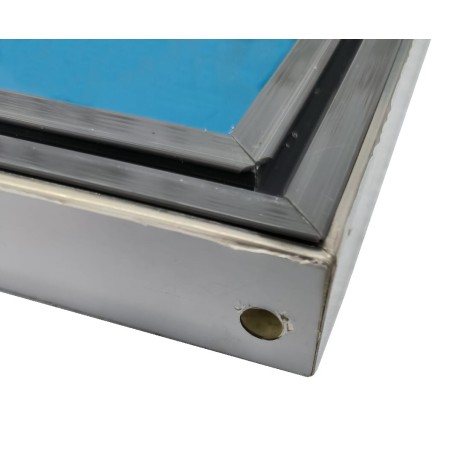 Porte en acier inoxydable ouverture à gauche table série PS S900 STD.12.201 S9